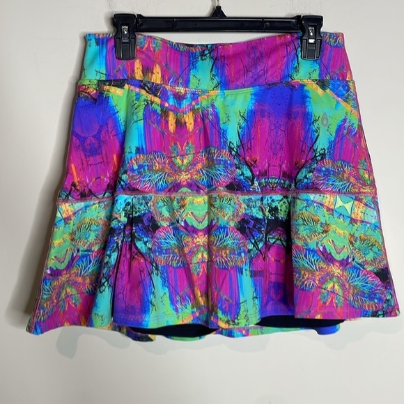 SOLD Dona Jo | Women’s Colorful Athletic Skort Size XL - Picture 2 of 7